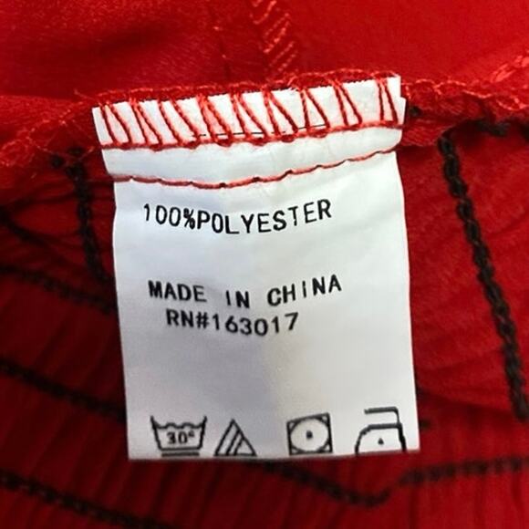 Princess Polly Red Halter Sleeveless Plunging Smocked Blouse Crop Top Size 10 - Picture 4 of 4